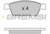 BREMSI BP2668 Brake Pad Set, disc brake